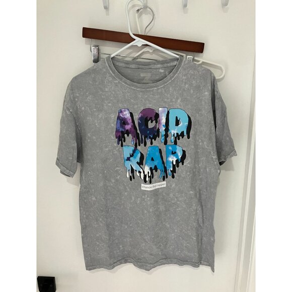 Chance The Rapper Acid Rap T-Shirt, Gray Marbled, Large, Officially Licensed - Picture 1 of 4